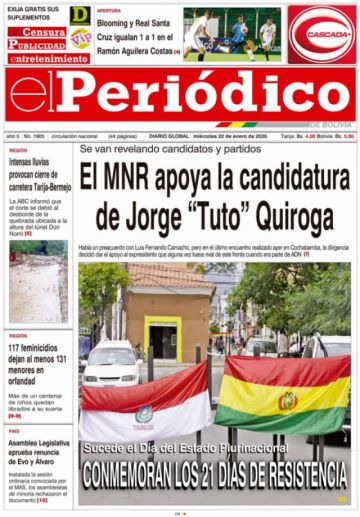 El Periódico, Tarija.