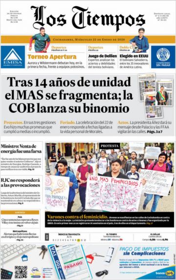 Los Tiempos, Cochabamba.