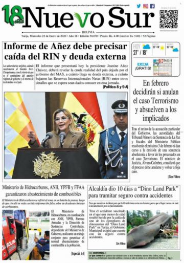 Nuevo Sur, Tarija.