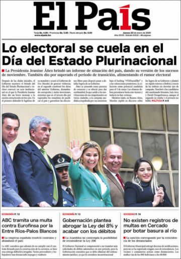 El País, Tarija.
