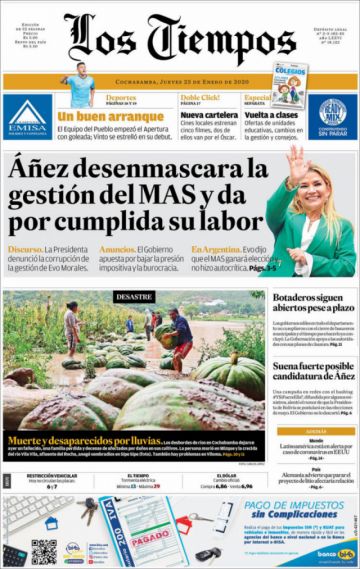 Los Tiempos, Cochabamba.