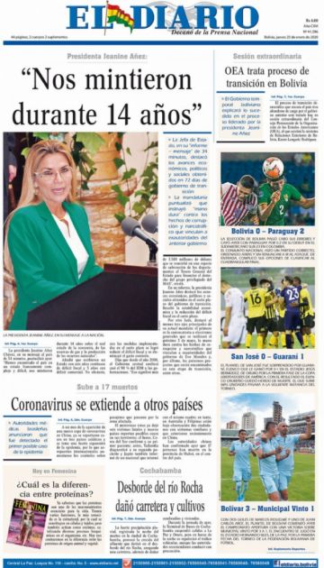 El Diario, La Paz.