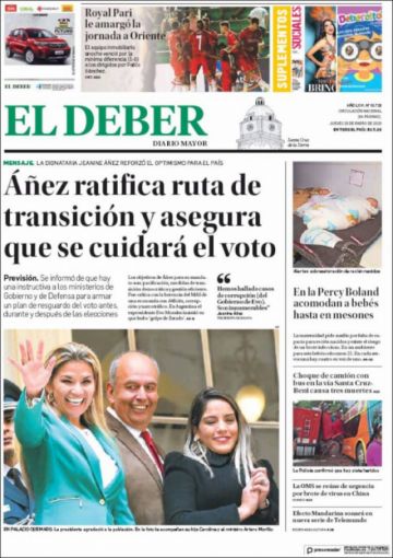 El Deber, Santa Cruz.