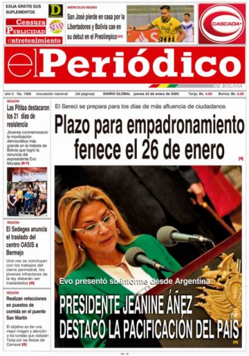 El Periódico, Tarija.