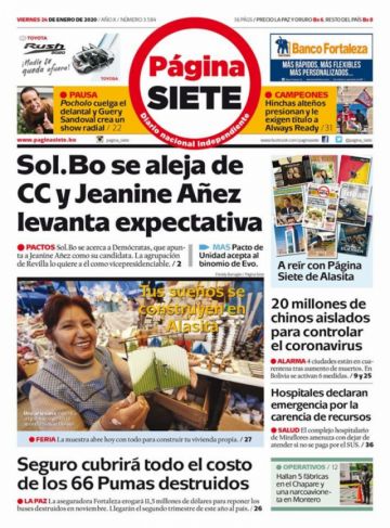 Página Siete, La Paz.