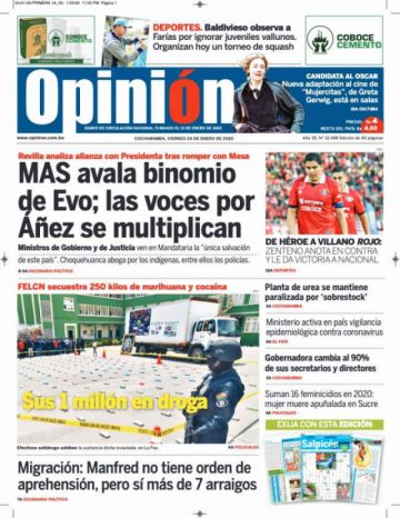 Opinión, Cochabamba.