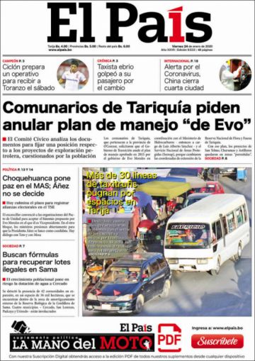 El País, Tarija.