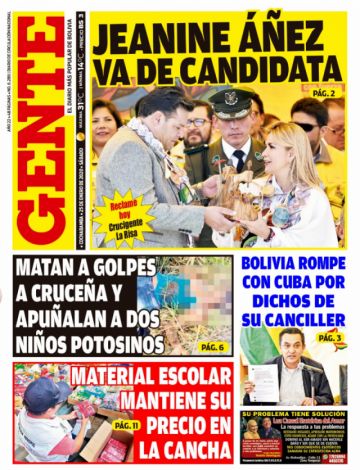 Gente, Cochabamba.