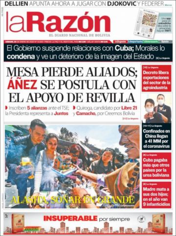 La Razón, La Paz.
