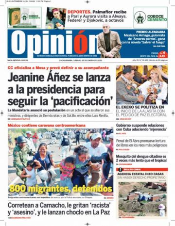 Opinión, Cochabamba.