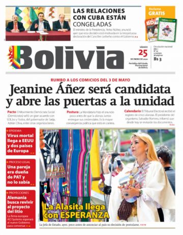 Bolivia, diario oficialista.