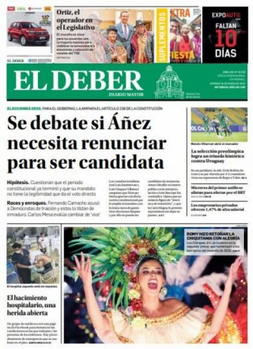 El Deber, Santa Cruz.