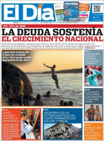 El Día, Santa Cruz.