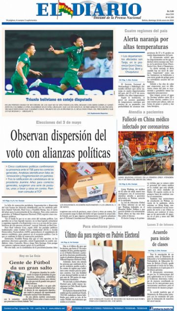 El Diario, La Paz.