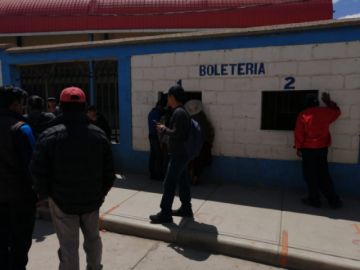 Real Potosí juega en el Víctor Agustín Ugarte.