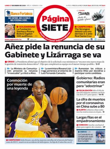 Página Siete, La Paz.
