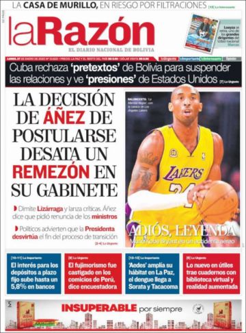 La Razón, La Paz.