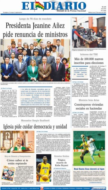 El Diario, La Paz.