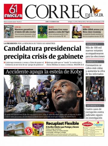 Correo del Sur, Sucre.
