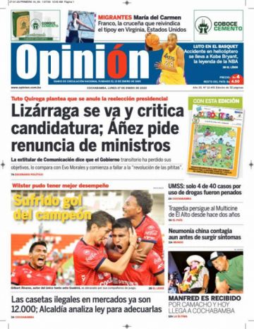 Opinión, Cochabamba.