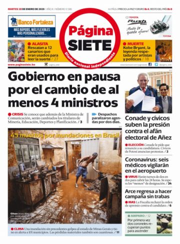 Página Siete, La Paz.