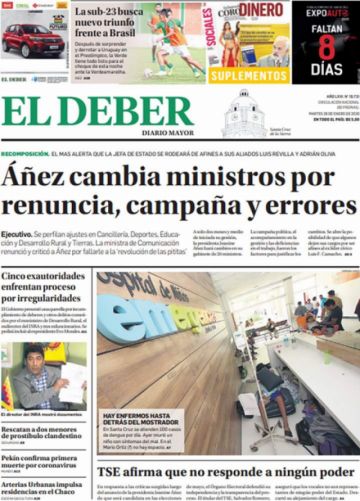 El Deber, Santa Cruz.