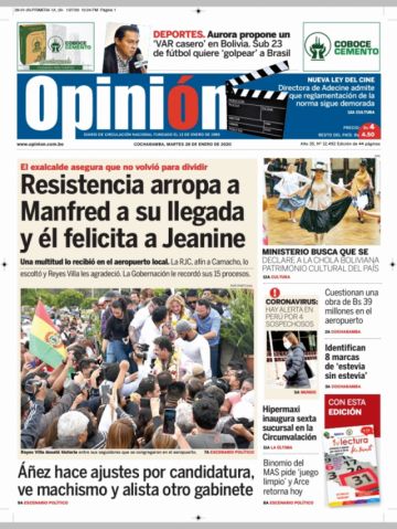 Opinión, Cochabamba.