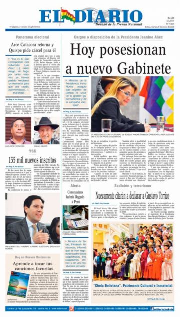 El Diario, La Paz.