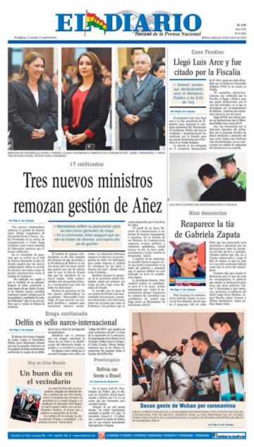 El Diario, La Paz.