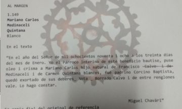 Transcripción de la partida original.