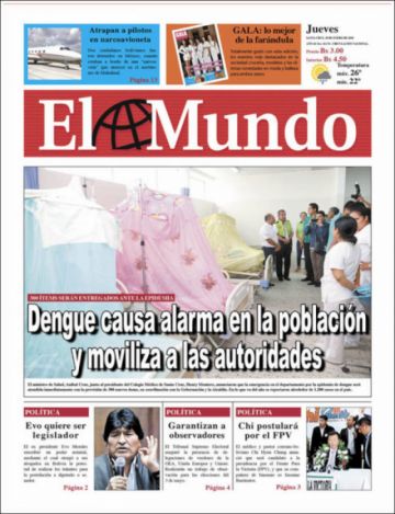 El Mundo, Santa Cruz.