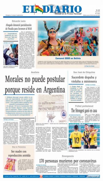 El Diario, La Paz.