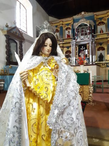 La imagen está en el templo de San Pedro