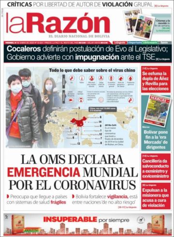 La Razón, La Paz.