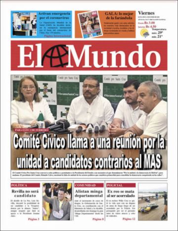 El Mundo, Santa Cruz.