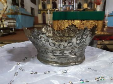 La imagen está en el templo de San Pedro