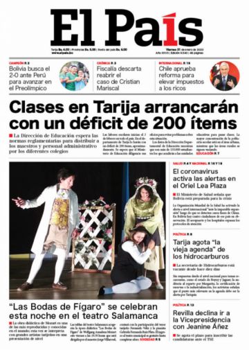 El País, Tarija.
