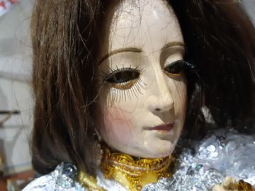 La imagen está en el templo de San Pedro