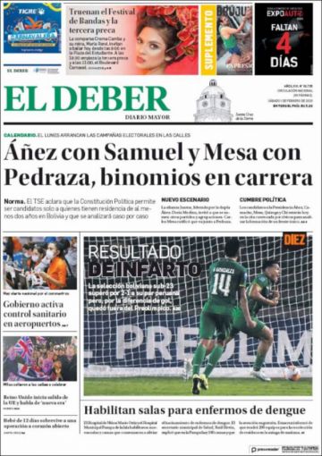 El Deber, Santa Cruz.