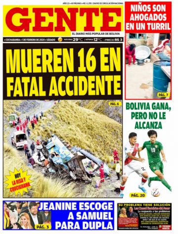 Gente, Cochabamba.