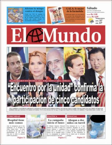 El Mundo, Santa Cruz.