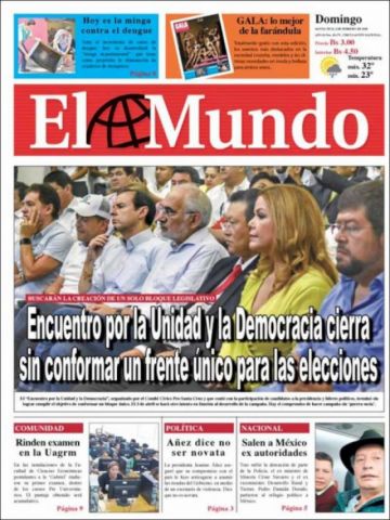El Mundo, Santa Cruz.