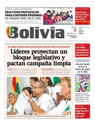 Bolivia, diario oficialista.