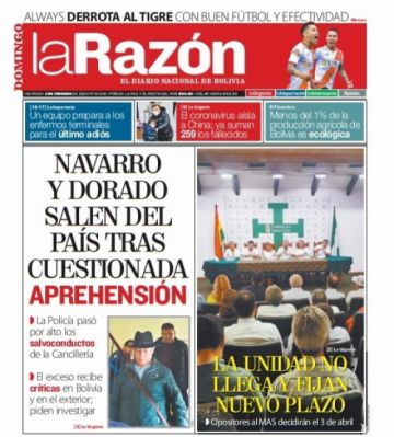 La Razón, La Paz.