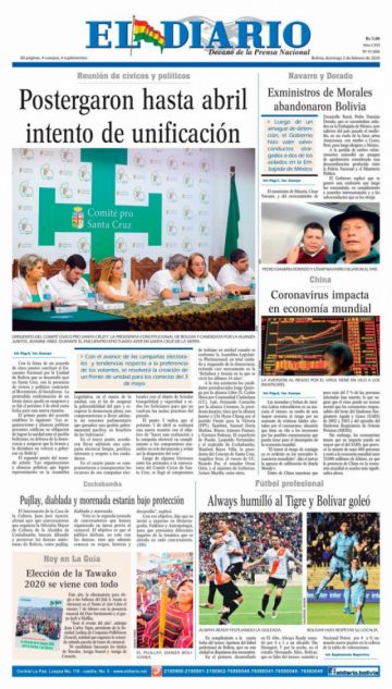 El Diario, La Paz.