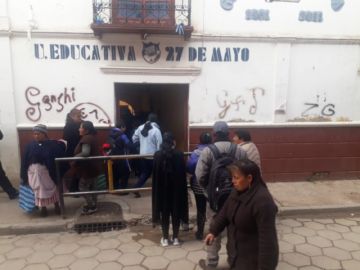 Así lucen las calles en el primer día de clases.