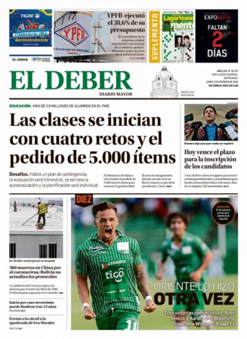 El Deber, Santa Cruz.