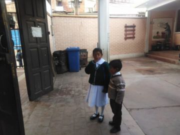 Así lucen las calles en el primer día de clases.