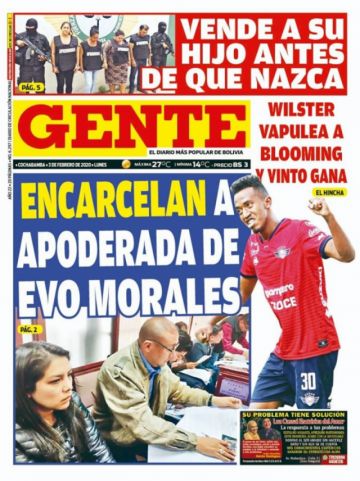 Gente, Cochabamba.
