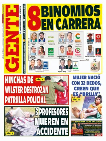 Gente, Cochabamba.